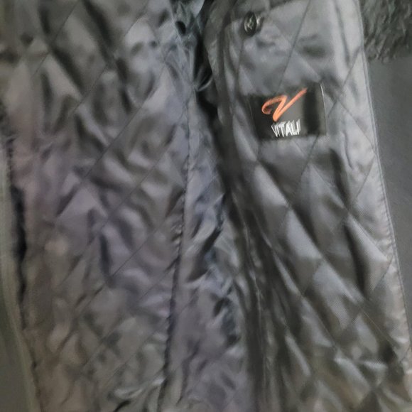 VITALI**Wool Coat Mens Size S New With Tags - Picture 13 of 14